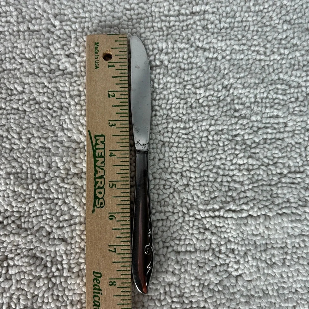 ONEIDA‎ Decorator’s Mermaid Set of 5 Stainless Steel Silver Dinner Knives